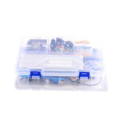 

TJ2560 Learning Main Development Board Expansion Board Breadboard Set for Arduino - Blue Black
