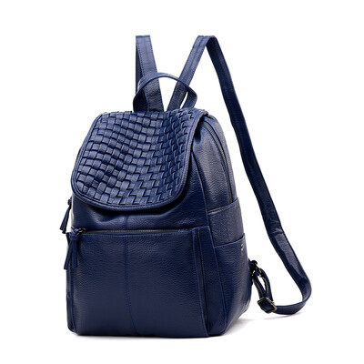 

Autumn&winter backpack women Korean wave college backpack weaving fashion casual womens bags