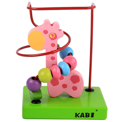 

Tailored Educational Baby Kids Wooden Around Beads Toy Toddler Infant Intelligence Toys