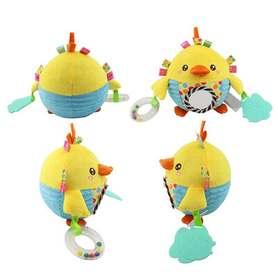

Siaonvr Plush Animal Toy Wind Chime Spiral Bed Cart Accessories Children Baby Car Pendan