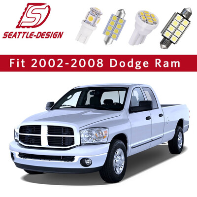 

16x 6000K White LED Bulb Interior Light Package Kit Deal For 2002-2008 Dodge Ram