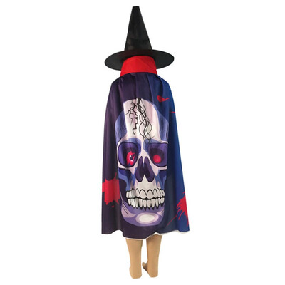 

New Hot Witch Wizard Cope Cloak Halloween Costume Kids Masquerade Dress Up Cloak Cos Props