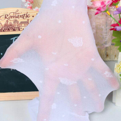 

Summer Kids Jacquard Tights Girls Pantyhose Slim Thin Stockings