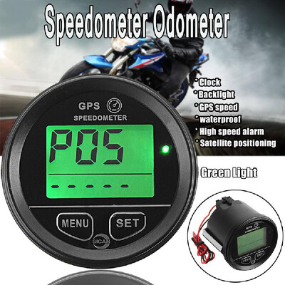 

12V24V 60mm Global Positioning System Speedometer Odometer LCD Display for Motorcycle Marine Boat Cart Truck