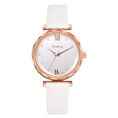 

Korean fashion ladies watch popular rhinestones Roman numerals personalized quartz watch