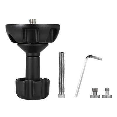 

75mm Half Ball Flat to Bowl Adapter with 14"&38" Screws for Fluid Head Tripod DSLR Rig Camera