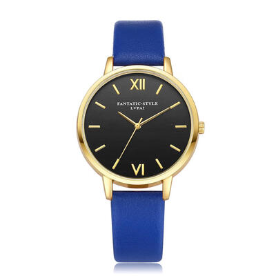 

Featured Womens Watches Fashion Disc Ladies Quartz Movement Wristwatch Solid Color Leather Strap Clock Simple Zegarki Damskie50