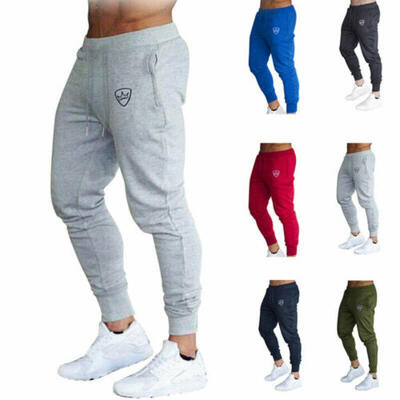 

Mens Slim Fit Tracksuit Sport Gym Skinny Jogging Joggers Sweat Pants Trousers