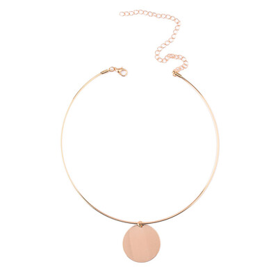 

1pc Jewelry Bohemian Style Punk Style Sequins Pendant Necklace Clothing Accessories Collar Chain Clavicle Chain