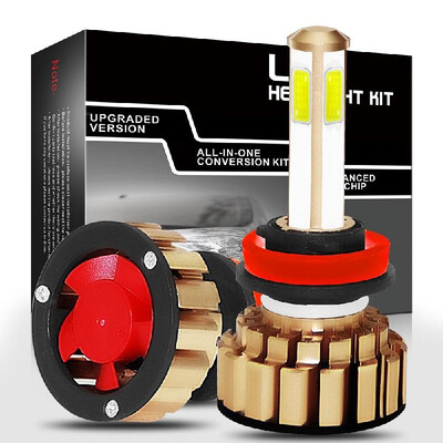 

2Pcs LED Headlight Bulbs Car Lamp H11 6000LM 6000K IP68 waterproof