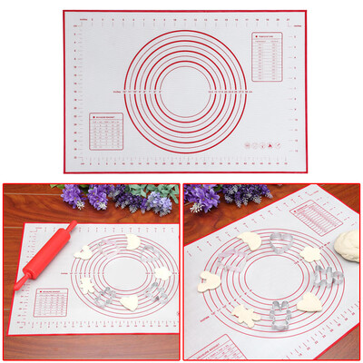 

Silicone large plate rolling table pad thickening baking dough noodle mat