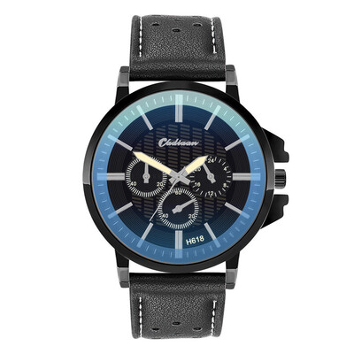 

Gobestart Fashion Leather Mens Quartz Watch Mens Watch Luxury Casual Watch Clock