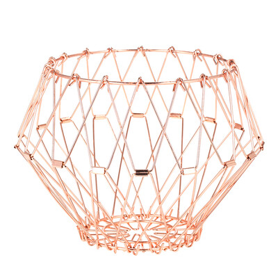 

Transforming Flexible Wire Basket for Fruit Bread or Decorative Items