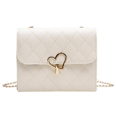 

Lattice Chain Shoulder Messenger Handbags Leather Women Flap Crossbody Bags