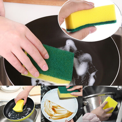 

〖Follure〗10Pcs Kitchen Nano Emery Magic Clean Rub Pot Rust Focal Stains Sponge