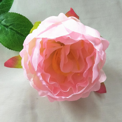 

FUNNYBUNY 5pcs Artificial Peony Head For Wedding Decoration DIY Decorative Wreath Fake European Fall Vivid Silk Party Decor