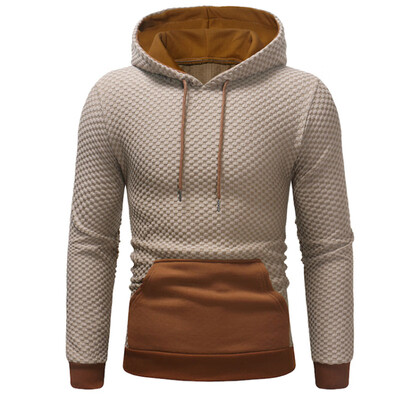 

Men\s Fashion Lattice Colored Sweater Pullover