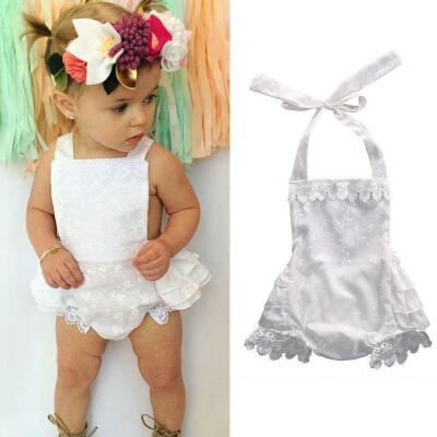 

Toddler Infant Baby Girl Romper Bodysuit Jumpsuit Lace Sunsuit Outfits Clothing