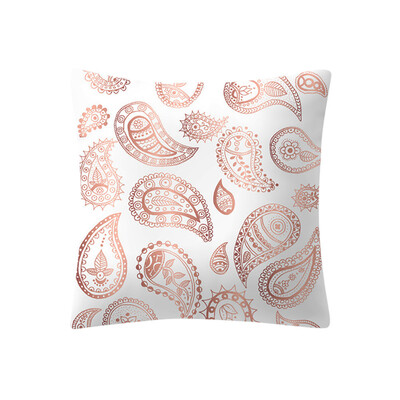 

〖Follure〗Rose Gold Pink Cushion Cover Square Pillowcase Home Decoratio