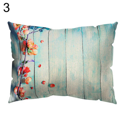 

Vintage Flower Printed Throw Pillow Protector Case Cushion Cover Bedding Article