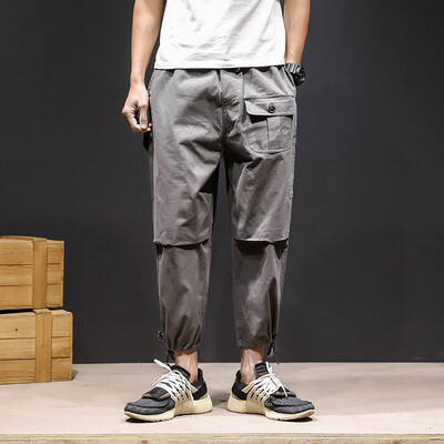 

Gobestart New Fashion Mens Hip Hop Terry Casual Street Sports Beam Foot Harem Pants
