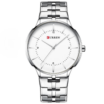 

CURREN 8321 Watch Quartz Men Gentlemen Brand Stainless Steel Daily Waterproof Round Dial Wrist Fashion Business Watch