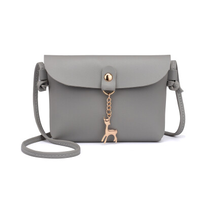 

2019 Luxury Leather Shoulder Bag For Women Fashion Deer Shape Chains Crossbody Bags Female Long Straps Handbags