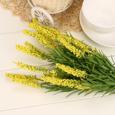 

Gobestart Home Decoration 21 Heads Lavender Bouquet Wedding Flowers High Simulation