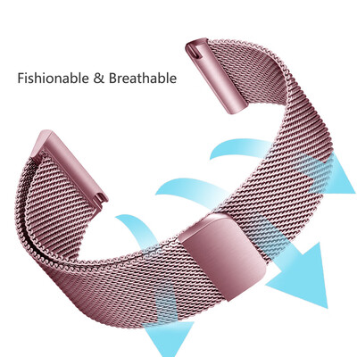 

〖Follure〗Milanese Magnetic Loop Stainless Steel Band For Fitbit Versa