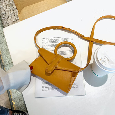 

Ins simple small bag womens new 2019 Korean version of Joker ring handbag girl on the new shoulder Messenger bag