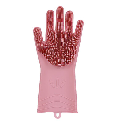 

Toponeto Magic Reusable Silicone Gloves Cleaning Brush Scrubber Gloves Heat Resistant