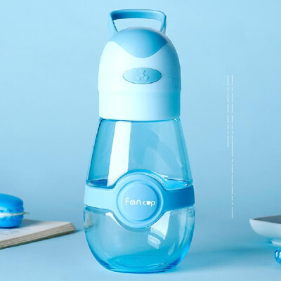 

400ml Outdoor Portable Sports Summer USB Charge Fan Water Cup Plastic Water Bottle