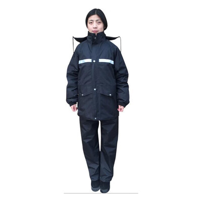 

HaoJie Outdoor suit raincoat thickening reflective 12826