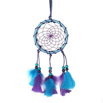 

Indian Handmade Craft Feather Dream Catcher Net Wall Hanging Home Ornament