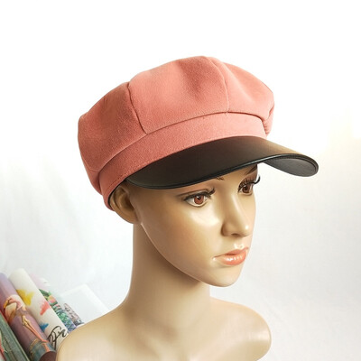

Maowei cap beret female spring&autumn British retro painter hat male&female hat octagonal hat newspaper boy hat