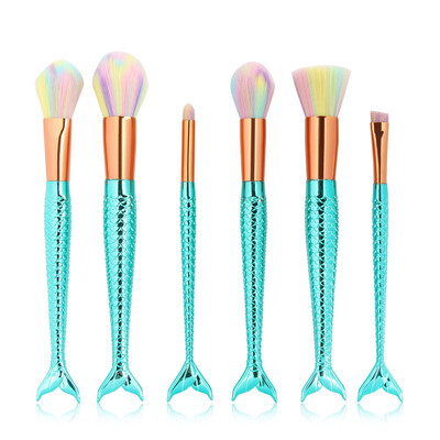 

〖Follure〗6PCS Make Up Foundation Eyebrow Eyeliner Blush Cosmetic Concealer Brushes A