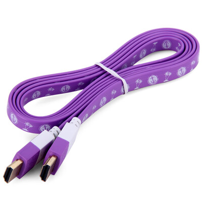 

Practical Flat Noodle Anchor Style HDMI Male to HDMI Male Flat Noodle Extension Cable Support 3D Ready Video - 145M