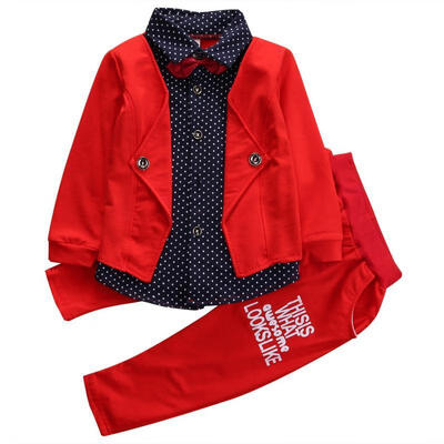 

Newborn 2pcs Toddler Baby Boys Shirt TopsLong Pants Clothes Outfits Gentleman
