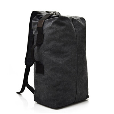 

Multifuctional Outdoor Male Female Backpack Fashion Korean Students Schoolbag Bucket Bag Travel Recreation Large Capacity Canvas K