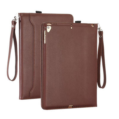 

Hang Rope Leather Wallet Protective Case Cover for iPad 97inch 2017 2018