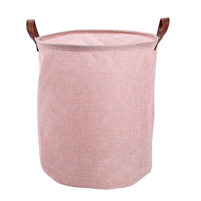 

Toponeto Cotton Linen Waterproof PE Coating Storage Basket Sundries Storage Box