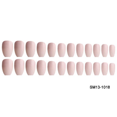 

24pcs Colorful Coffin Nails False Nails Art Tips Sets Full Cover Medium Ballerina Artificial Nails Art Tips