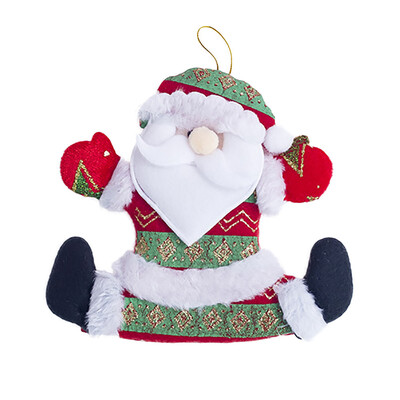 

〖Follure〗Santa Claus Snowman Elk Cloth Art Hanging Ornament Christmas Decoration Home