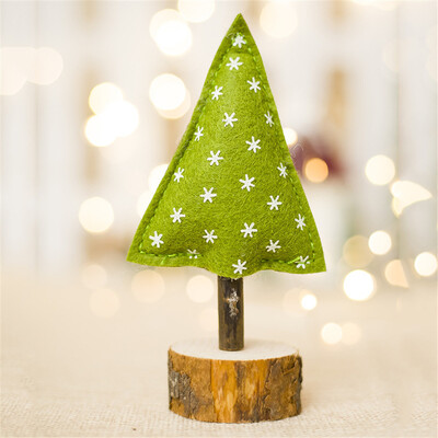 

Toponeto Merry Christmas Tree Cloth Desk Decoration Toy Doll Gift Office Home Children