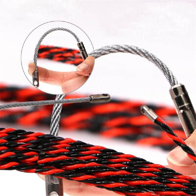 

Red&Black Wire Threader Cable Running Puller Threading Device Fiber Optic Lead Construction Tools