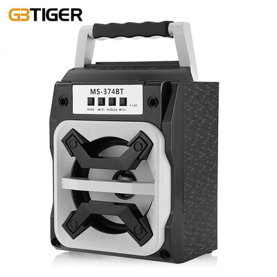 

GBTIGER MS - 374BT Portable Wireless Bluetooth Stereo Speaker Mini Player