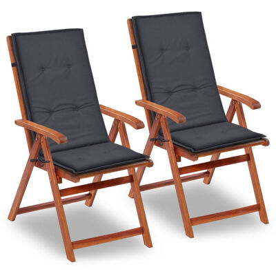 

Garden Chair Cushions 2 pcs Anthracite 472"x197"x118"