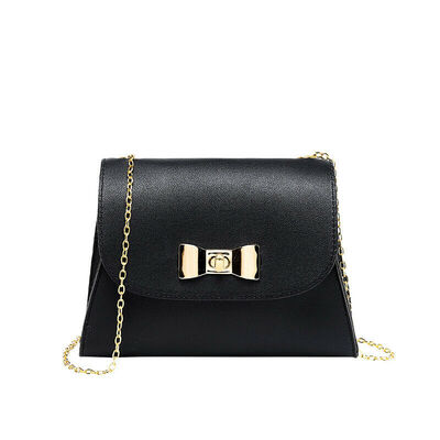 

2019 New Style Chains Flap Handbags Women Bow Solid Shoulder Bags Tote Purse Messenger Hobo Satchel Cross Body Bag