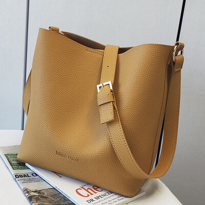 

Simple bag summer popular womens bag new 2019 Korean version of Joker bucket bag shoulder bag messenger bag