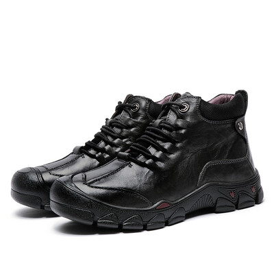 

Cross-border mens Martin boots high boots mens snow boots desert tooling military boots British mens shoes cotton shoes boots tide